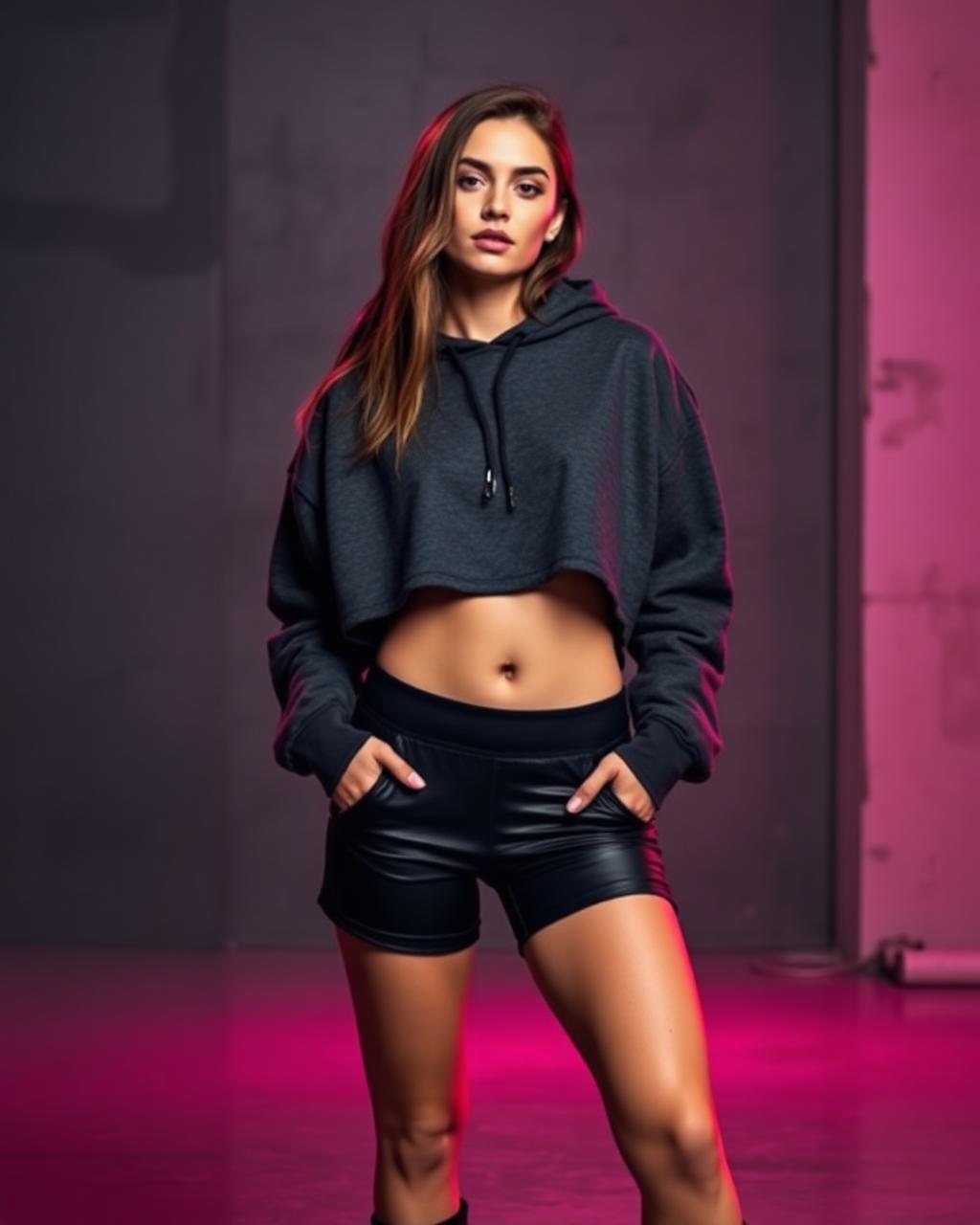 Off-Duty Crop Hoodie